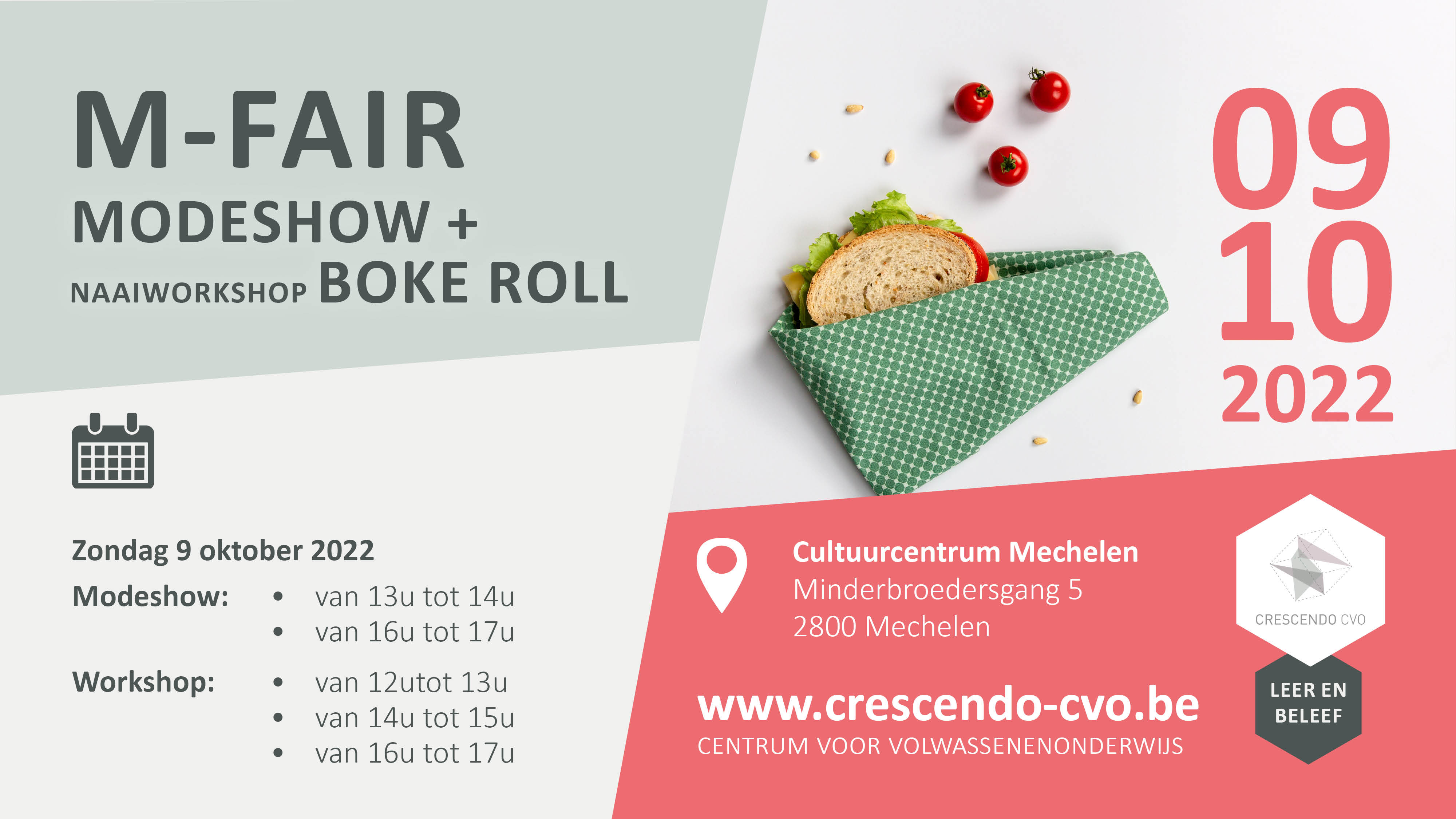 M-Fair: modeshow & workshop boke roll