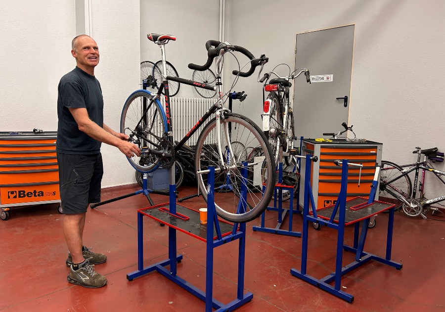 Jan Galle, marathonloper, fervent bikepacker en fietshersteller