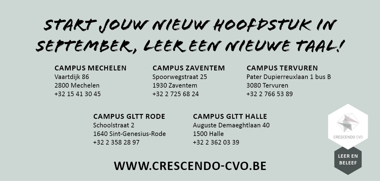 Start in september jouw nieuw hoofdstuk, leer een nieuwe taal