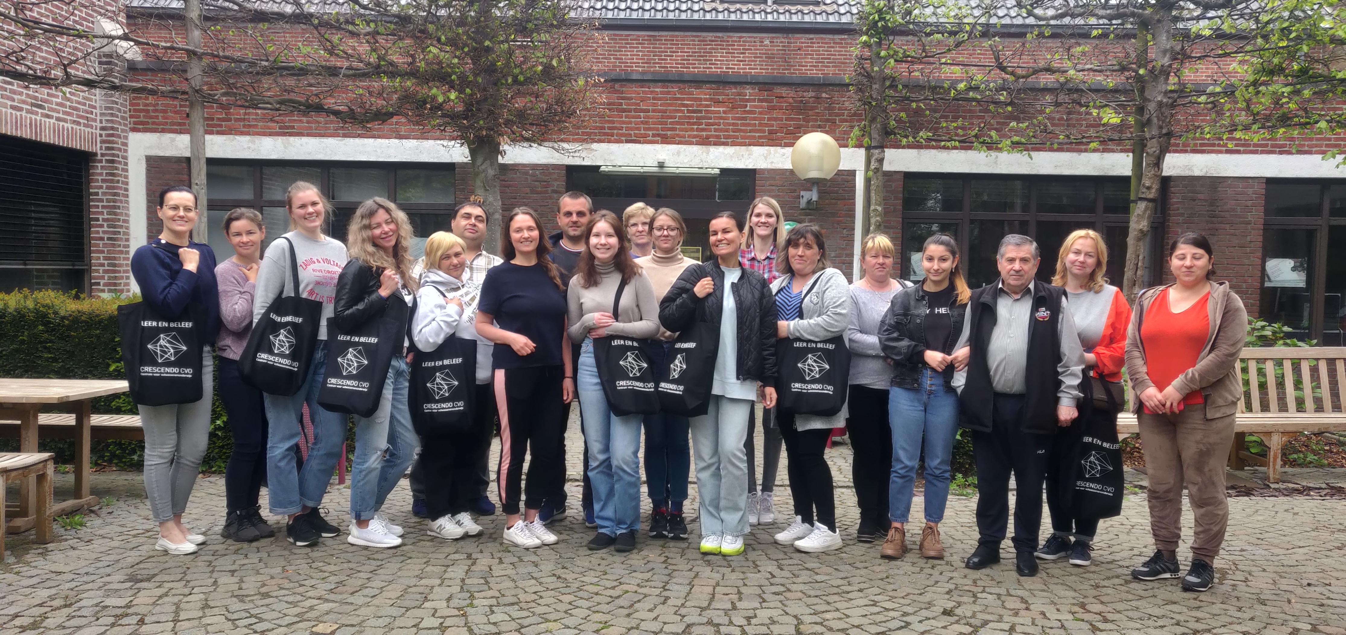 Campus GLTT Rode onthaalt Oekraïners met een gratis cursus Frans