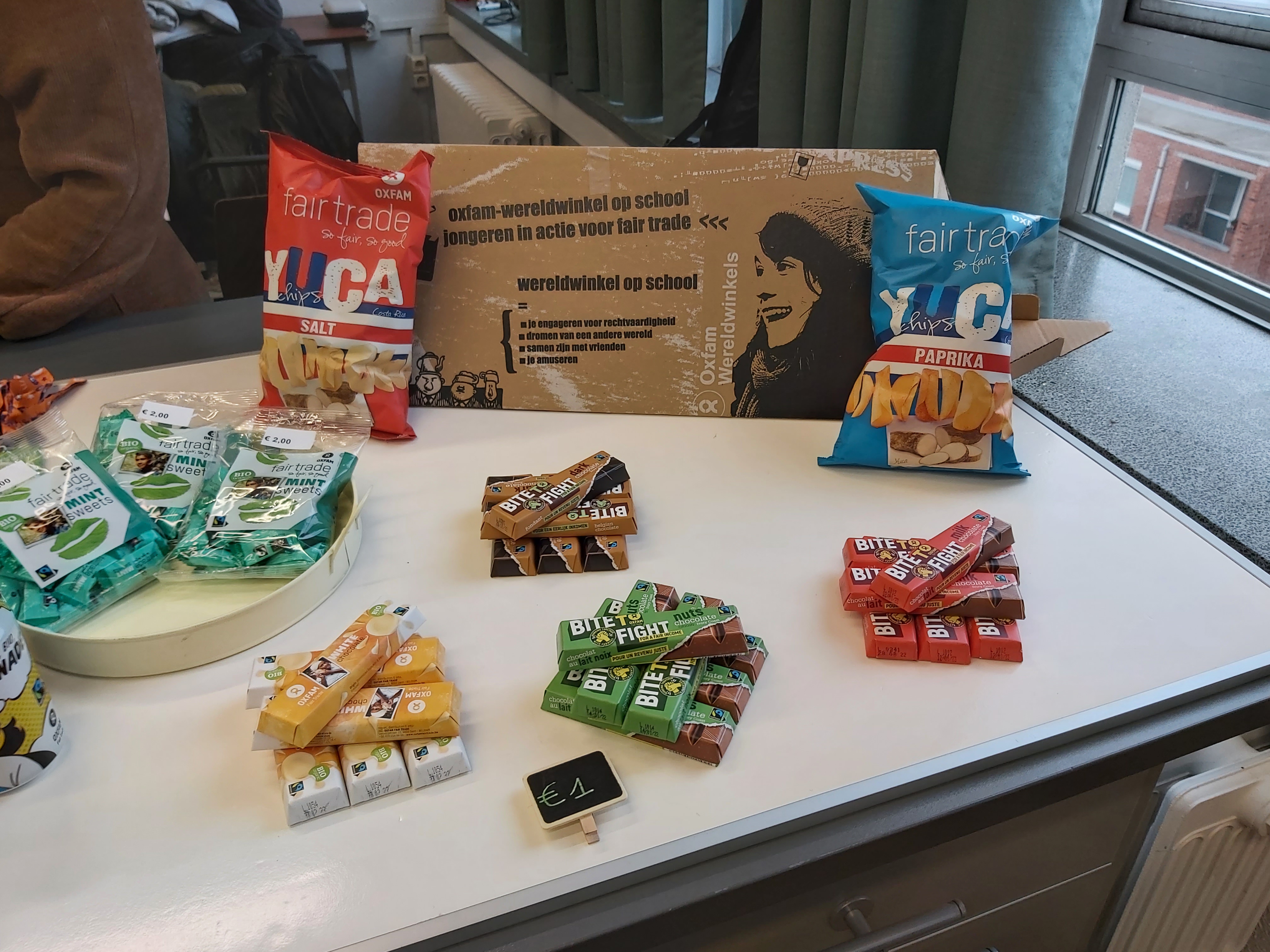 (H)eerlijk en lekker: Oxfam snacks bij Crescendo CVO