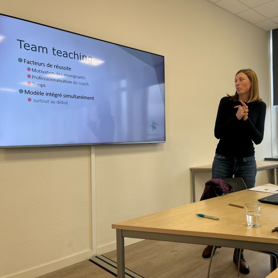 Franse onderwijsdelegatie enthousiast over geïntegreerde aanpak van Crescendo CVO