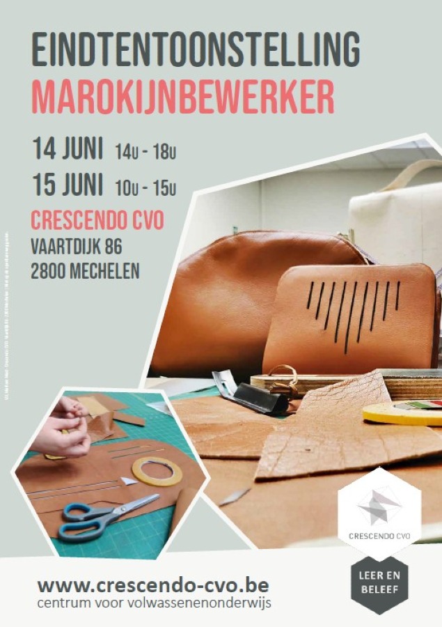 Expo marokijnbewerking en mode toont unieke collectie